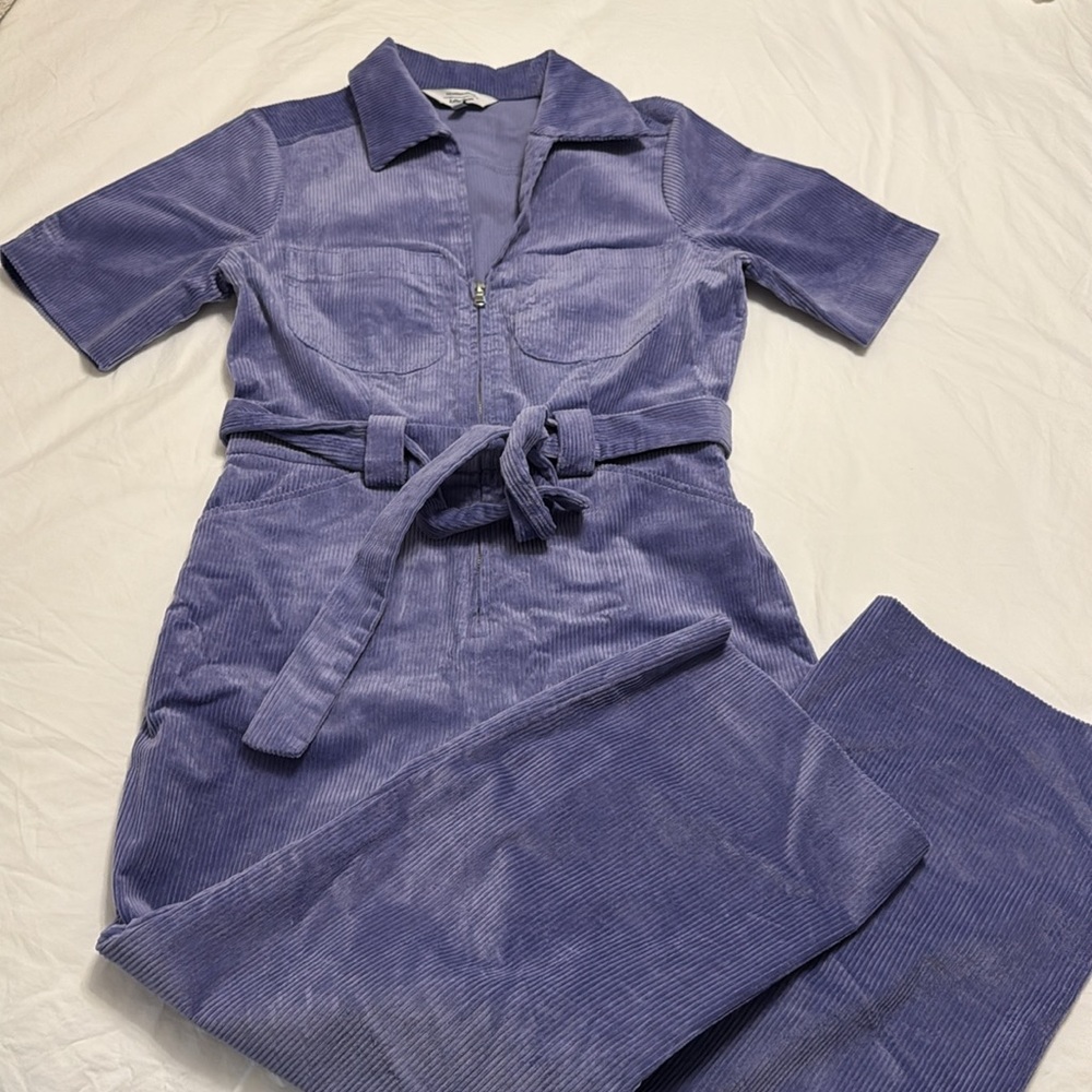 Stylish Blue Jumpsuit - Picture 6 of 8
